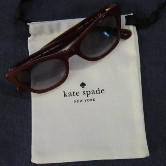 Kate Spade sunglasses maroon Joneta/S small cat